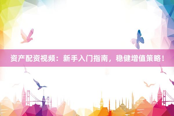 资产配资视频：新手入门指南，稳健增值策略！